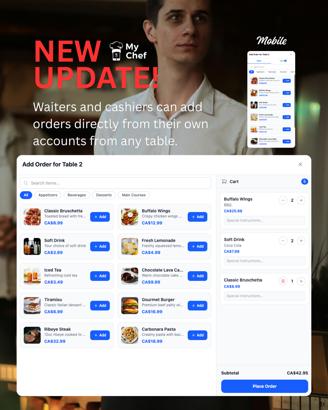 ARA Creative Lab Builds New MyChef.rest Feature to Help Restaurants Manage Orders More Easily