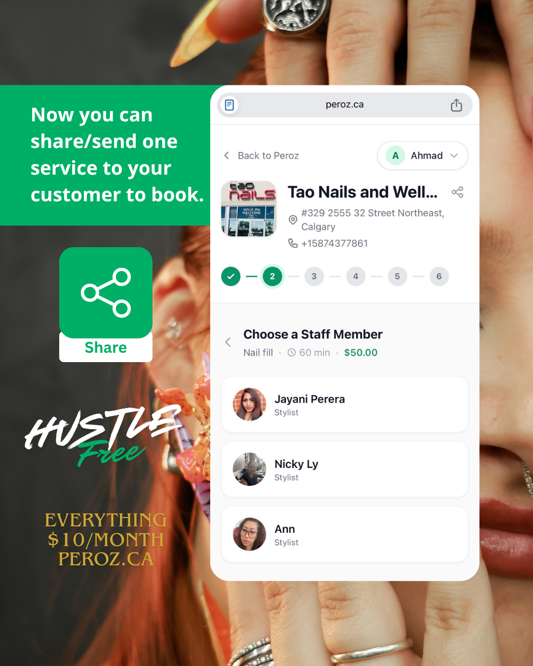 ARA Creative Lab Introduces a New Direct Service Sharing Feature for Peroz